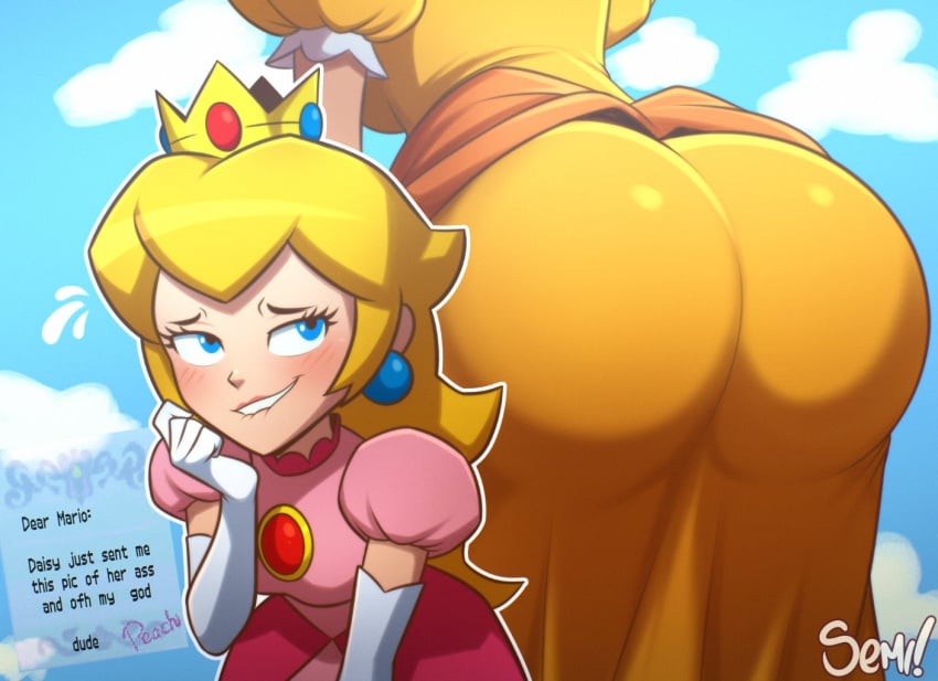 Princess Daisy & Princess Peach (Mario) Rule 34