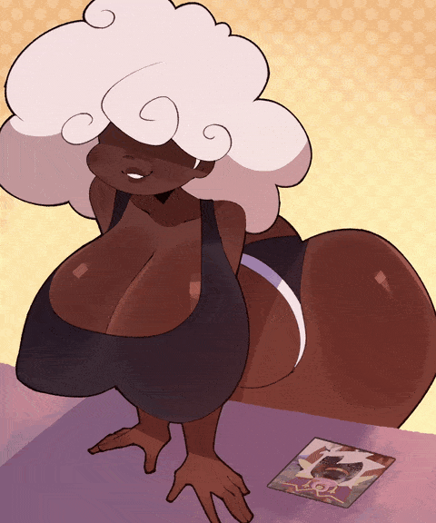 Annette Apricot & Oc (Original) Rule 34 GIF – Afro