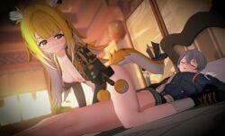 Ju Fufu & Ju Fufu (Hoyoverse) Rule 34 Video – Animal Ear Fluff