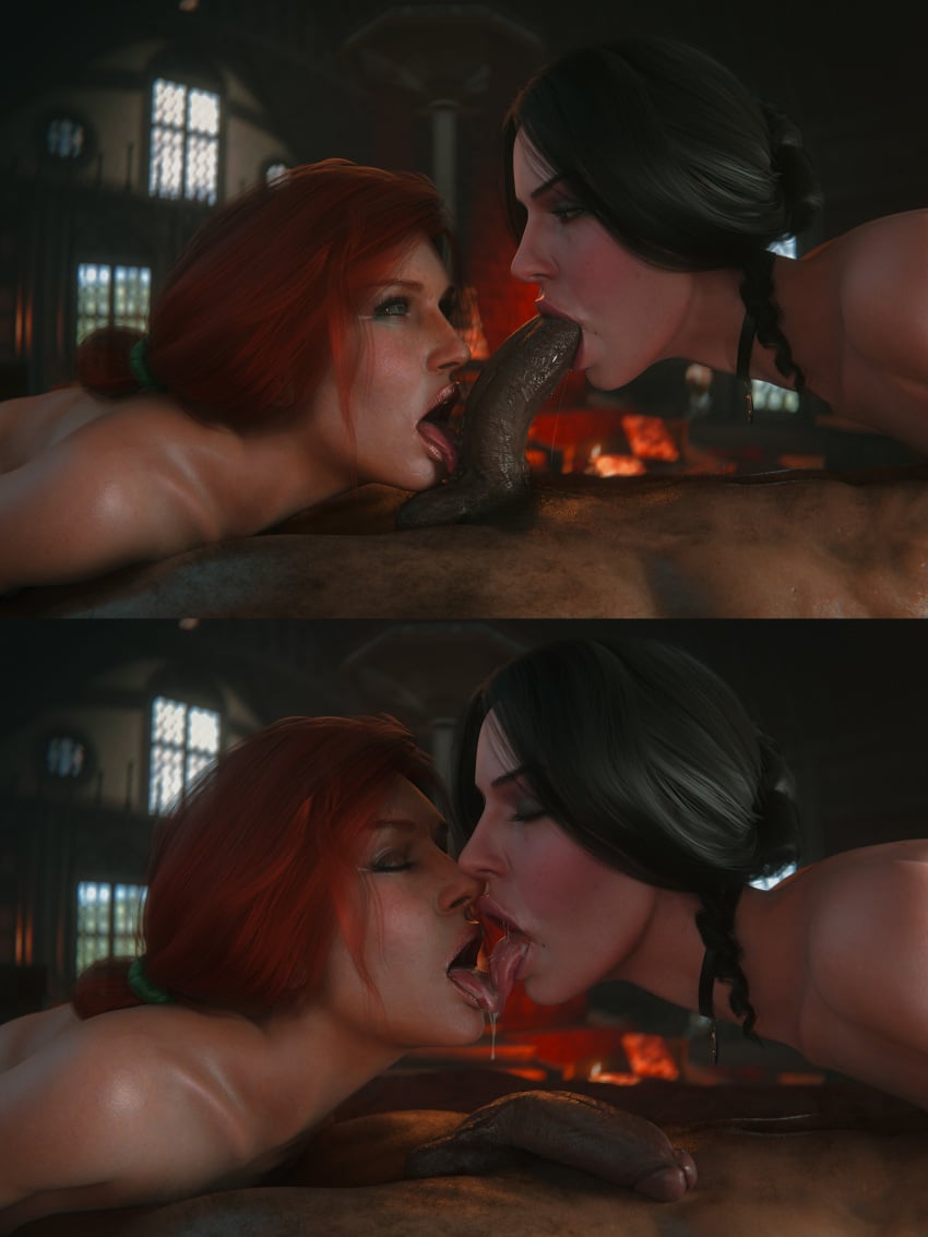 Yennefer & Triss Merigold The Witcher Rule 34 – Blowjob Pic #5