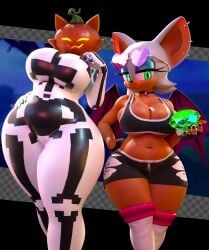 Rouge the Bat & Spice Sonic Rule 34 – Anthro 3D Animation
