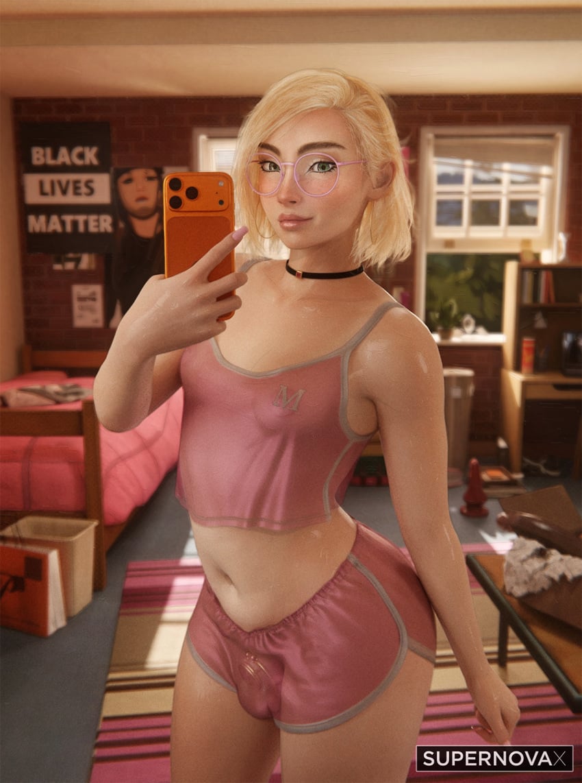 Cloud Strife (Final Fantasy) Rule 34 – Chastity Cage
