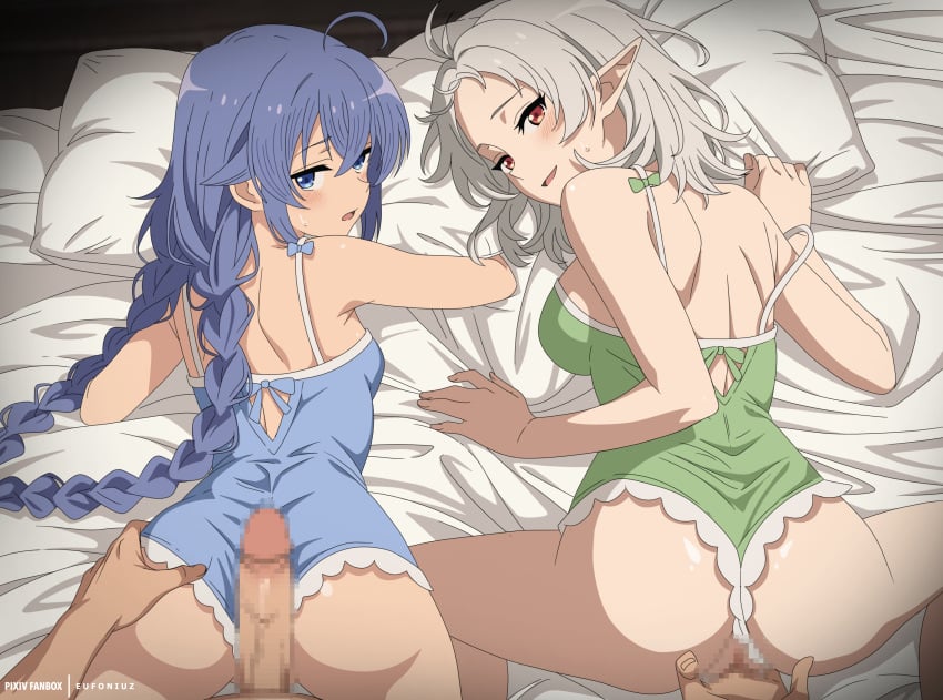 Roxy Migurdia & Sylphiette (Mushoku Tensei) Rule 34