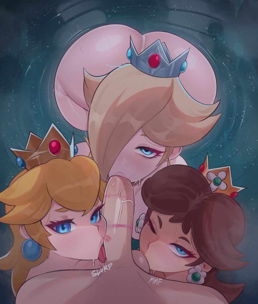 Princess Daisy & Princess Peach (Mario) Rule 34