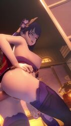 Anon & Raiden Shogun (Genshin Impact) Rule 34 Video