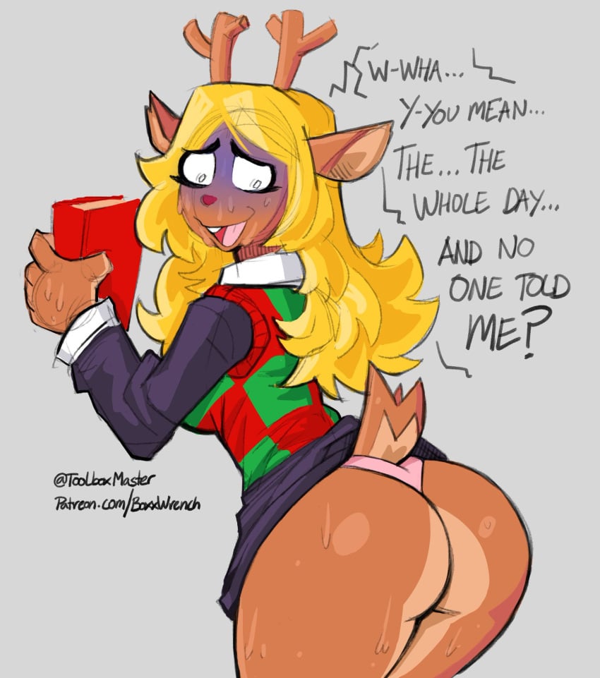 Noelle Holiday (Deltarune) Rule 34 – Ass
