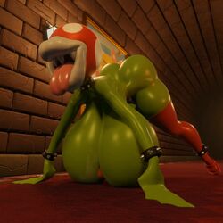 Piranha Plant & Wendy O. Koopa (Mario) Rule 34 Video