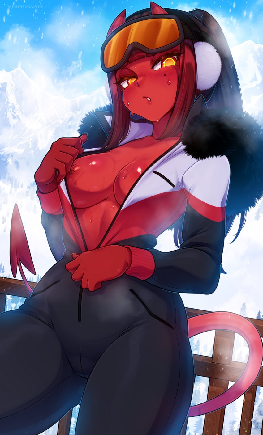 Meru & Meruccubus (Original) Rule 34 – Breasts