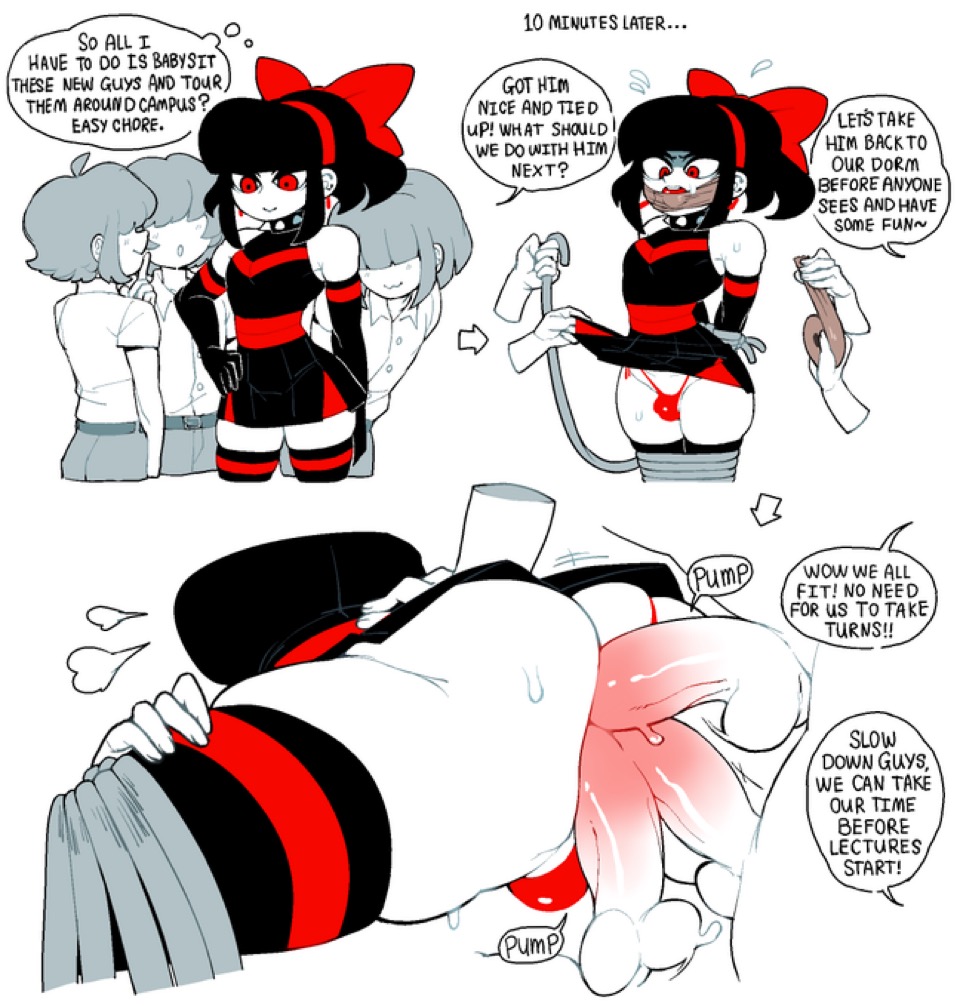 Anon & Scythe (Original) Rule 34 – 1femboy