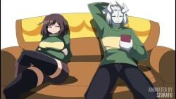 Asriel Dreemurr & Chara (Undertale) Rule 34 Video