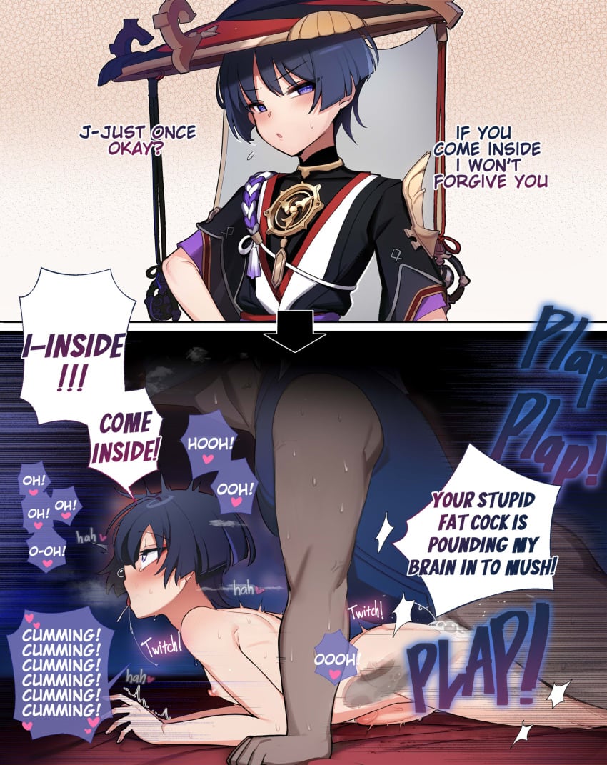 Scaramouche (Genshin Impact) Rule 34 – Blue Hair