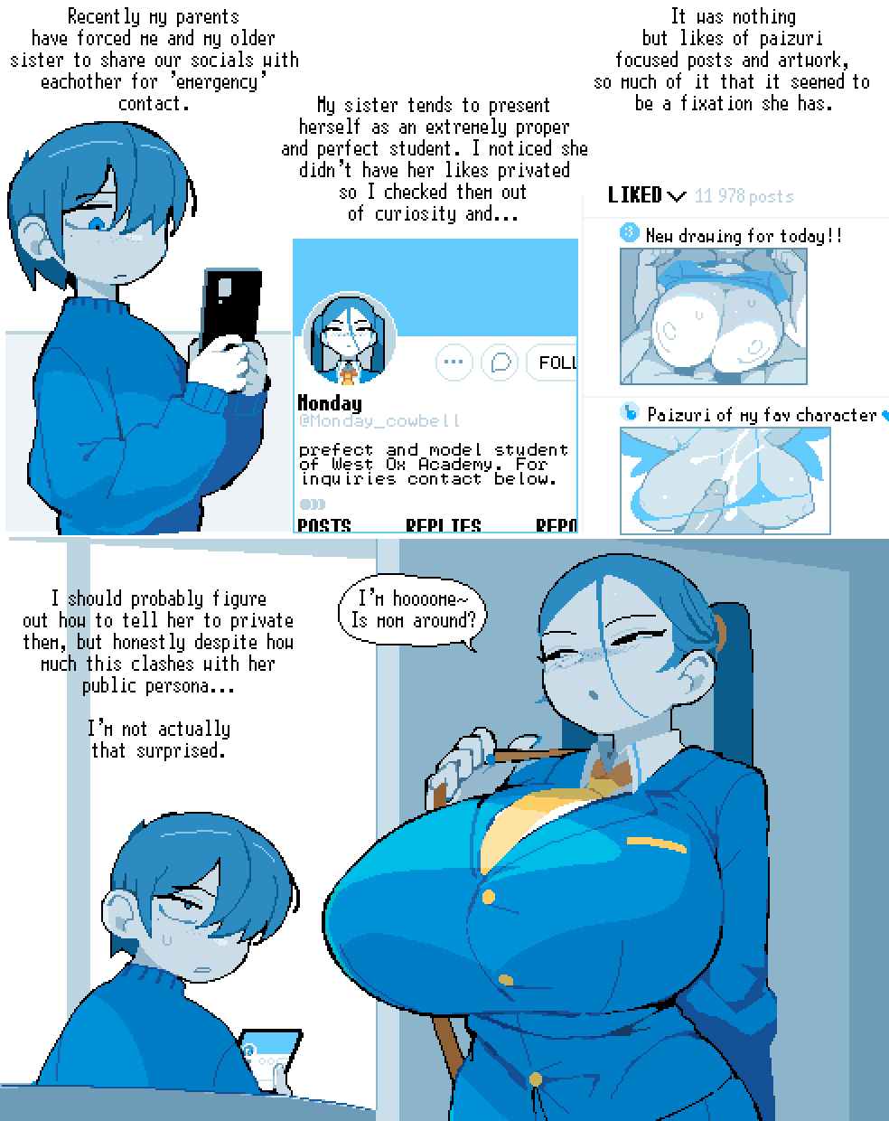 Hentai Rule 34 Pic – Titfuck & Cum on Tits by Dizzyspells