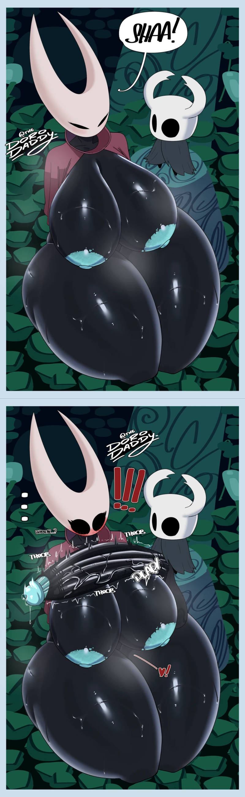 Hornet & Protagonist (Hollow Knight) Rule 34 – Big Breasts
