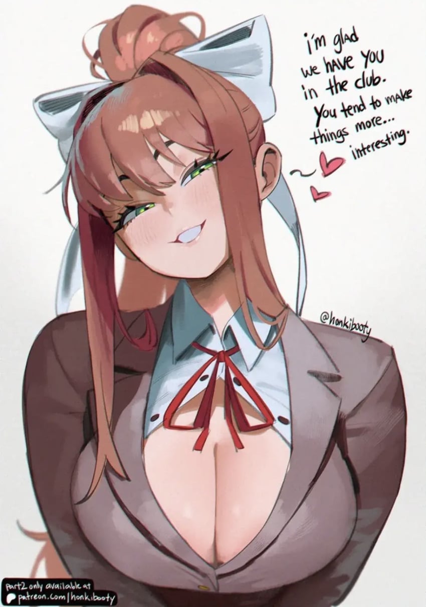 Monika (Doki Doki Literature Club) Rule 34 – Big Booty
