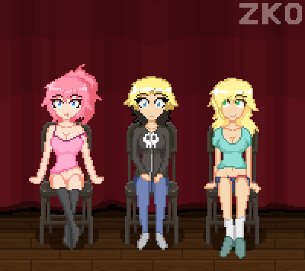 Cassie & Crystal (Original) Rule 34 GIF – > <
