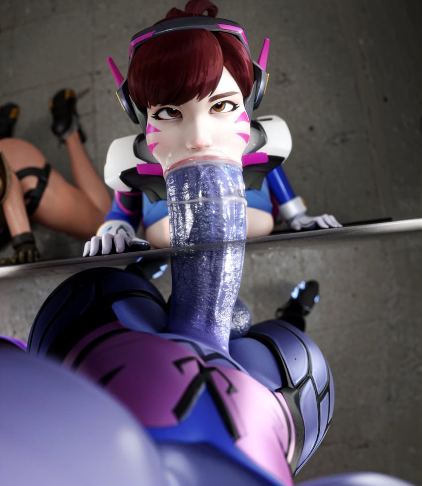D.va & Sombra (Overwatch) Rule 34 – :>=