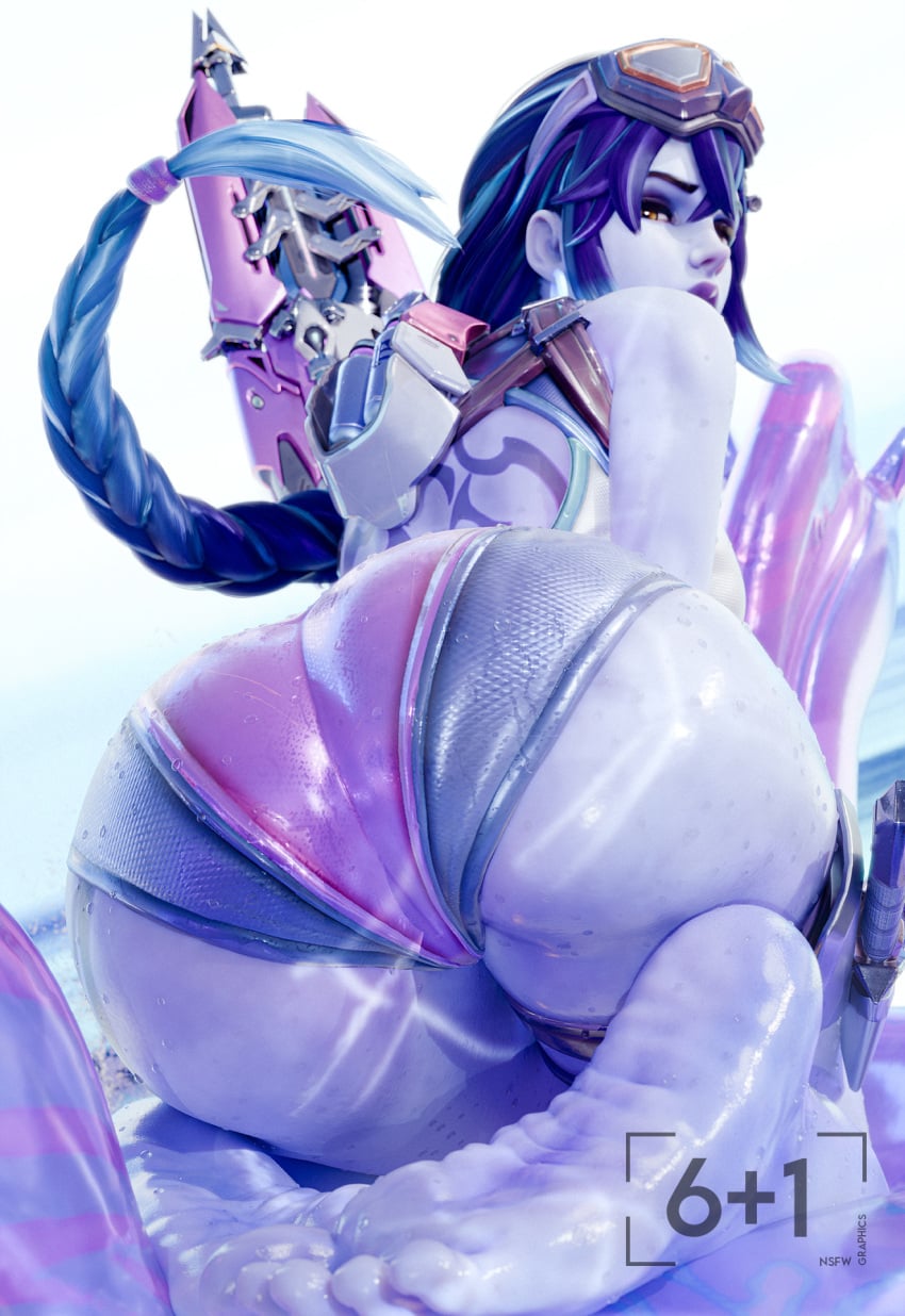 Widowmaker Overwatch Rule 34 – From Behind & Big Tits 3D Pic