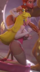 Bowser & Princess Daisy (Mario) Rule 34 Video – 5 Fingers