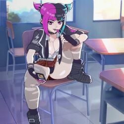 Juri Han & School Uniform Juri (Capcom) Rule 34 Video