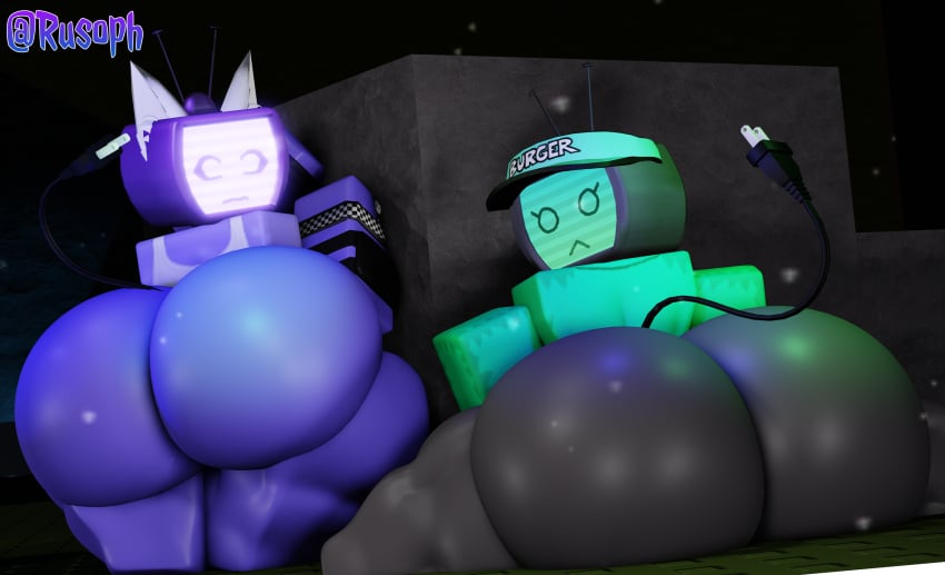 Robloxian & Veeronica (Forsaken) Rule 34 – Robot Girl