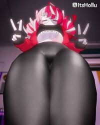 Kureiji Ollie (Hololive) Rule 34 Video – Black Cropped Top