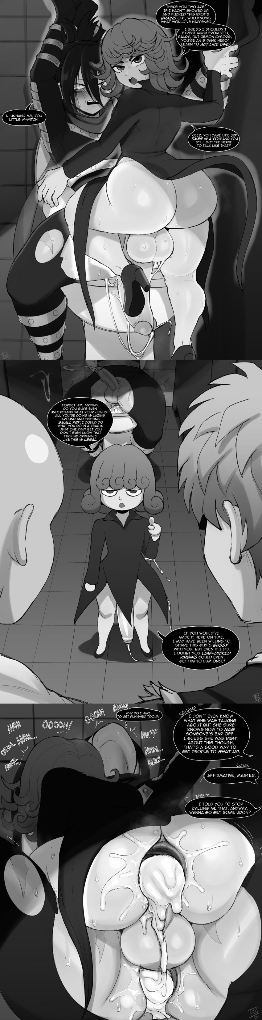 Genos & Saitama (One-punch Man) Rule 34 – After Sex