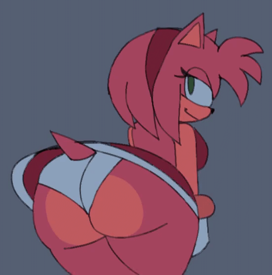 Amy Rose (Sonic) Rule 34 GIF – Ass
