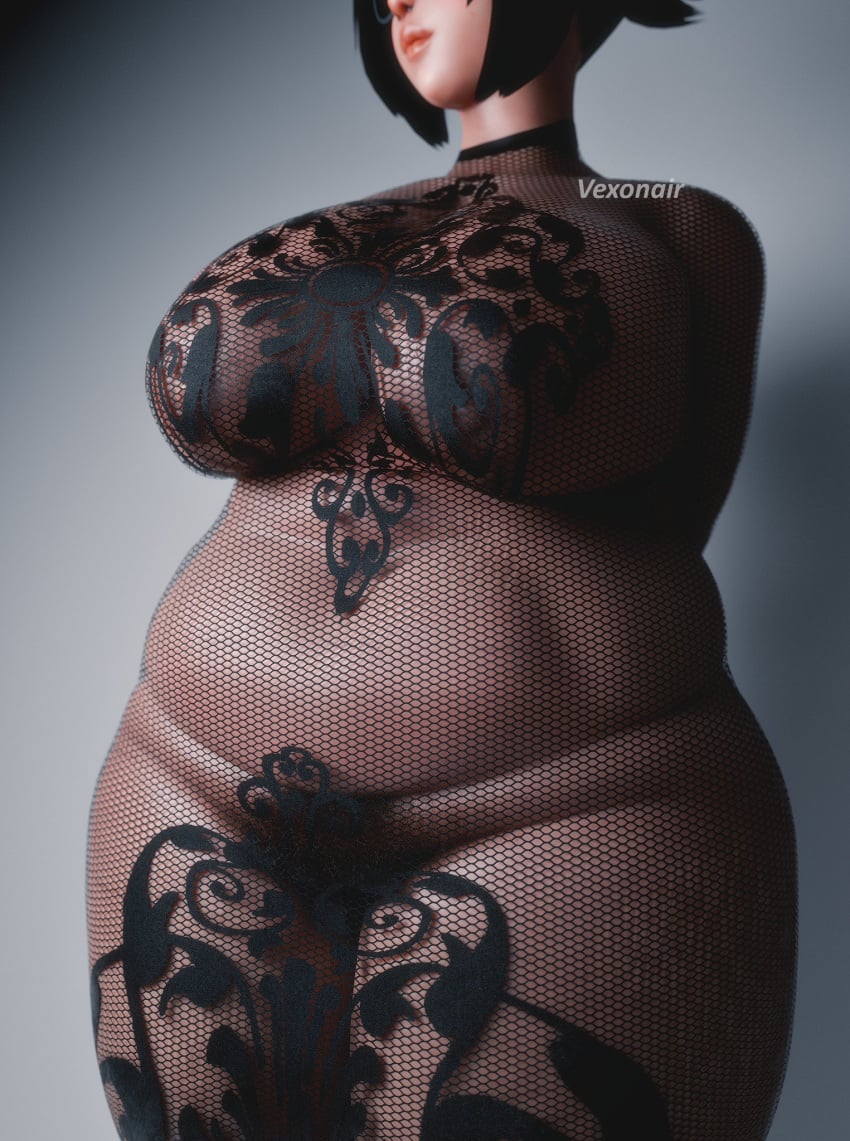 Mei Overwatch Rule 34 – Huge Tits & Bush 3D Pic by Vexonair