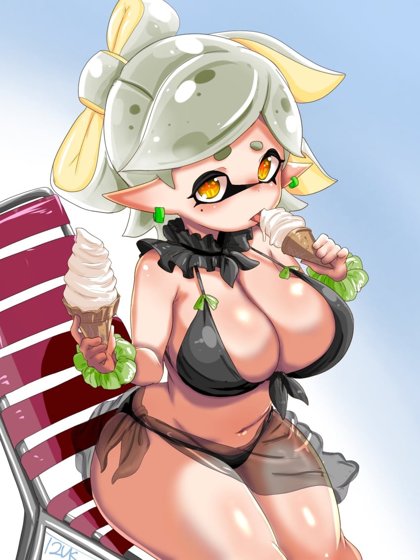 Inkling & Inkling Girl (Nintendo) Rule 34 – Big Breasts