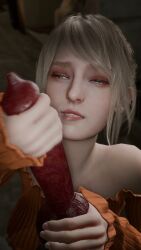 Ashley Graham Resident Evil Rule 34 – Handjob & POV 3D Animation
