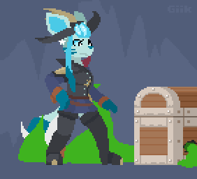 Eeveelution & Glaceon (Nintendo) Rule 34 GIF – Anthro