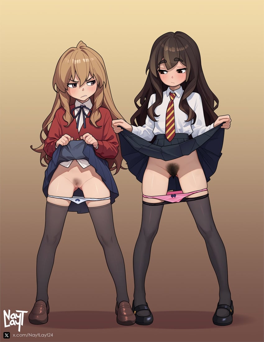 Aisaka Taiga & Iona (Original) Rule 34 – Angry