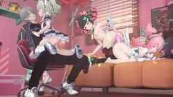 Aria & Aria (zenless Zone Zero) (Angels Of Delusion) Rule 34 Video