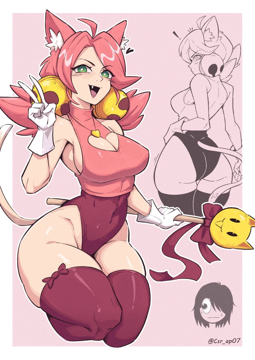 Kris & Mad Mew Mew (Deltarune) Rule 34 – Adapted Costume