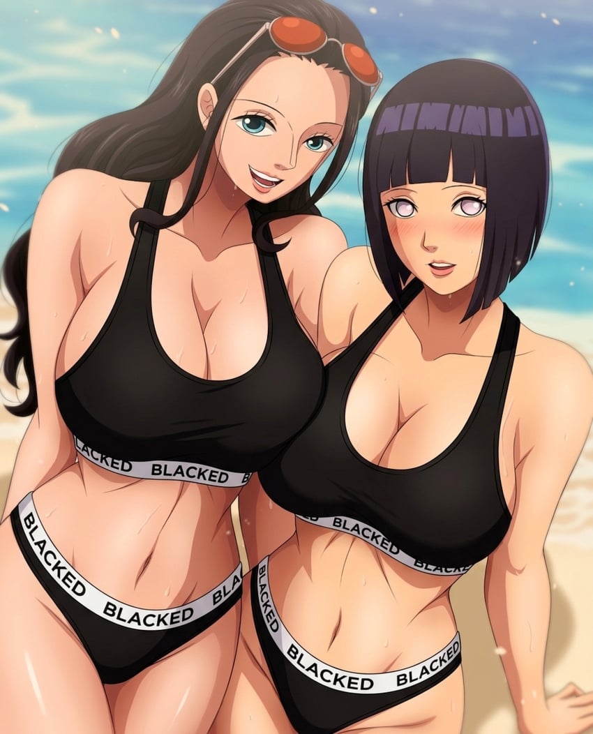Hyuuga Hinata & Nico Robin (Boruto: Naruto Next Generations) Rule 34