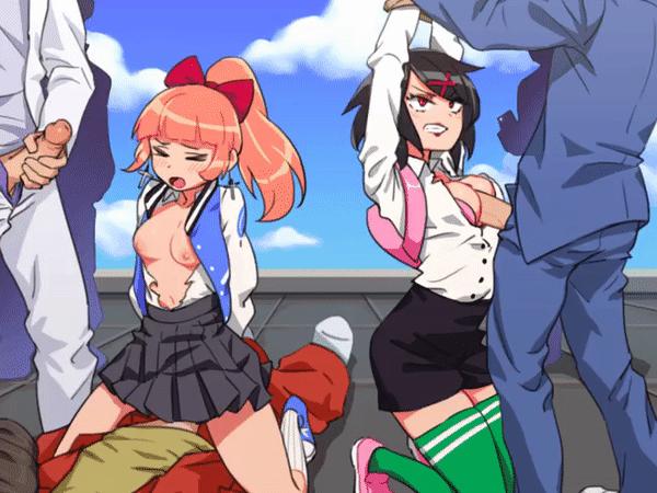 Kyoko & Misako (Arc System Works) Rule 34 GIF – Abuse