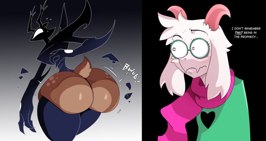 Dess Holiday & Ralsei (Deltarune) Rule 34 – Anthro