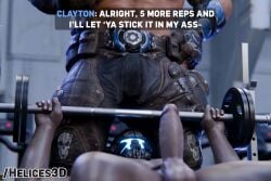 Clayton Carmine (Gears Of War) Rule 34 Video – Anal