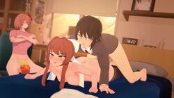 Monika & Player (Doki Doki Literature Club) Rule 34 Video