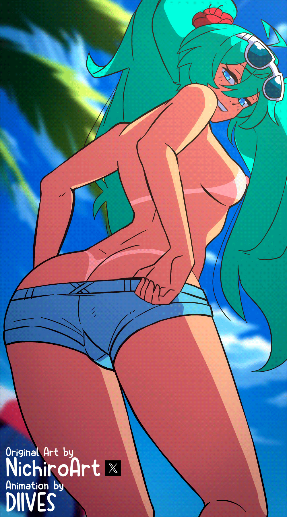 Brazilian Miku & Hatsune Miku (Vocaloid) Rule 34 GIF