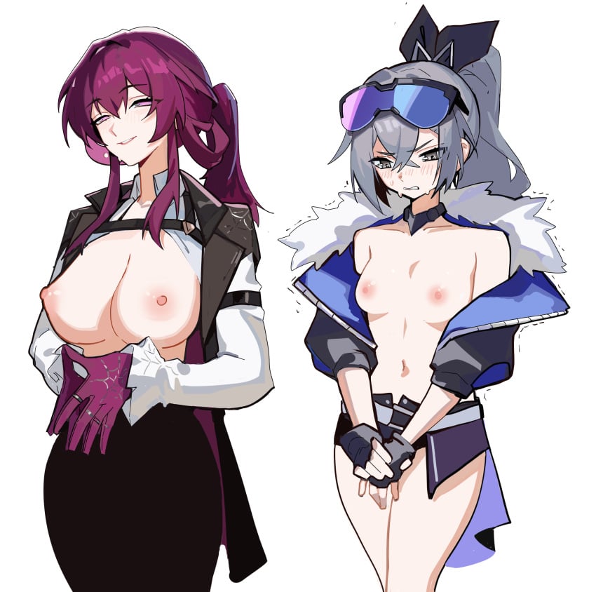 Kafka & Silver Wolf (Honkai) Rule 34