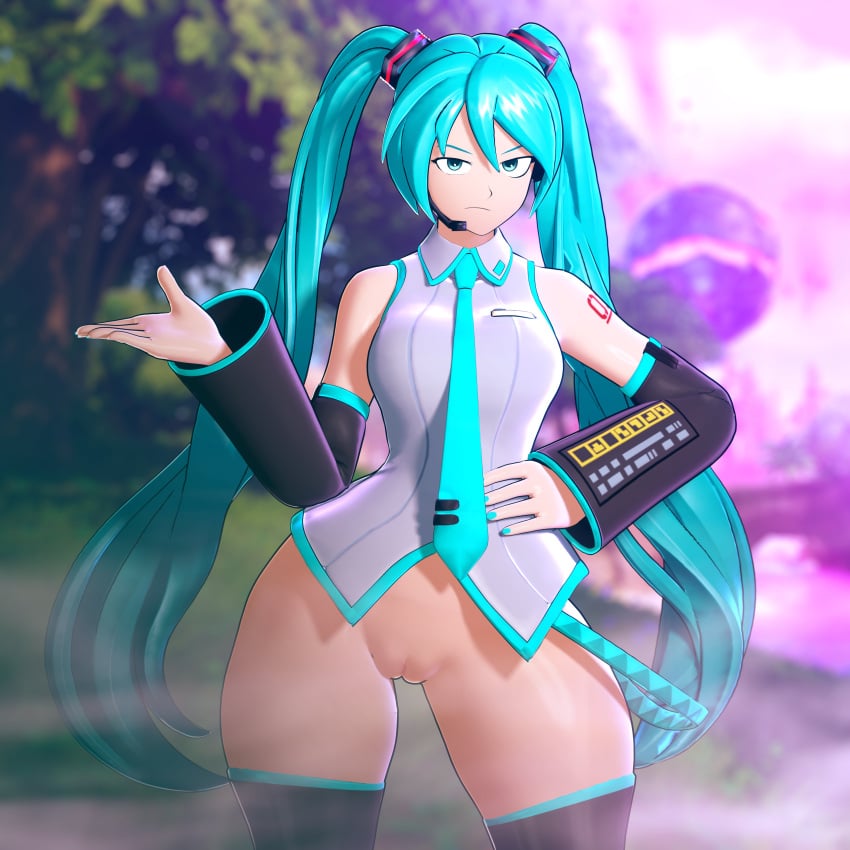 Hatsune Miku (Fortnite) Rule 34 – Annoyed