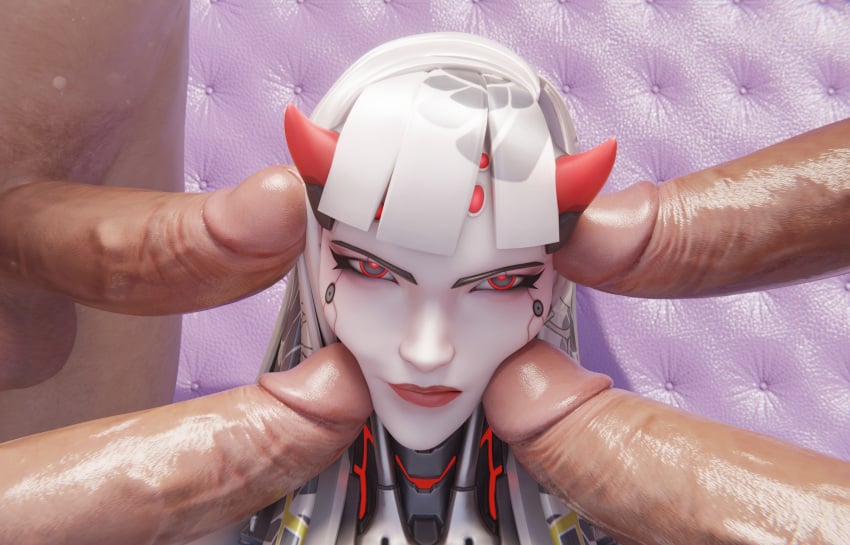 Shion (Overwatch) Rule 34 – 4 Penises