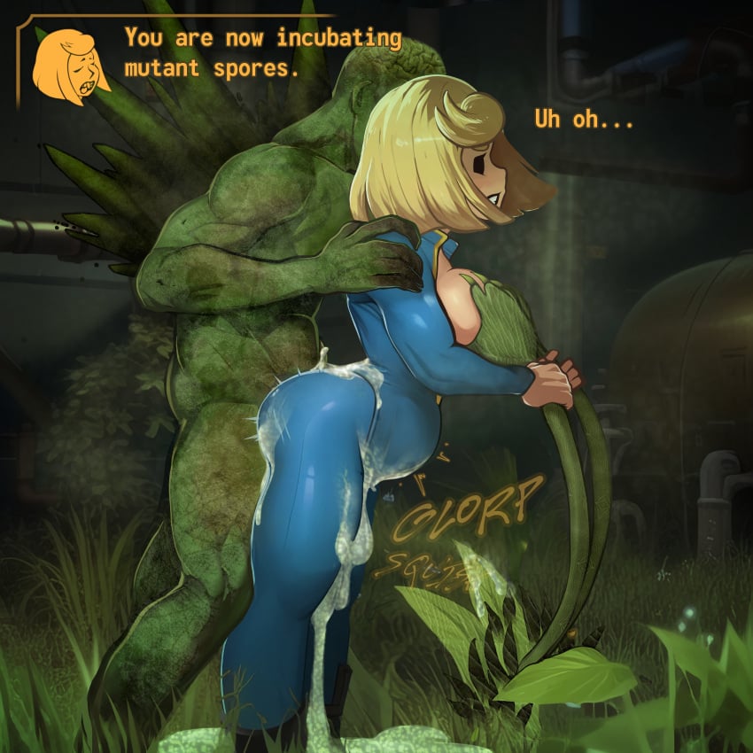 Spore Carrier & Spore Plant (Fallout) Rule 34 – Abdominal Bulge