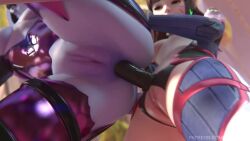 Amelie Lacroix & D.va (Blizzard Entertainment) Rule 34 Video