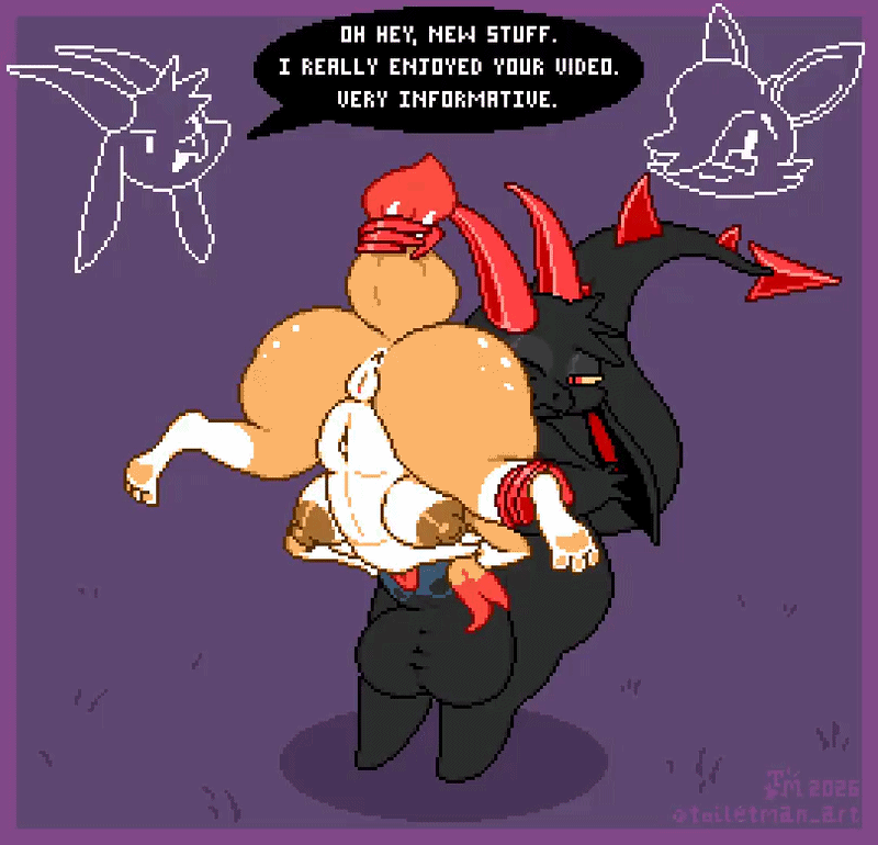 Fwench Fwy & Pommgranted (Chikn Nuggit) Rule 34 GIF