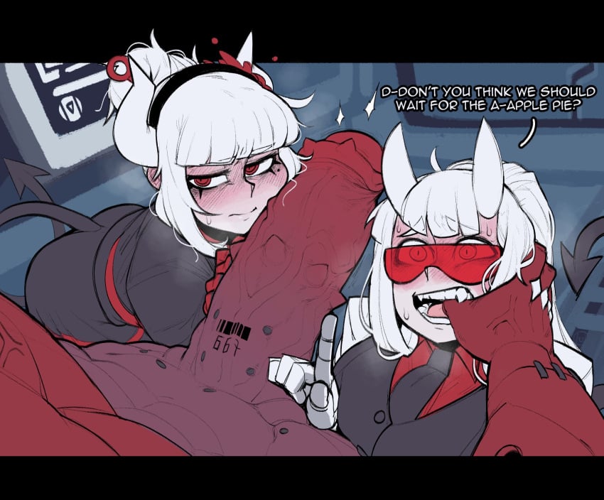 Azazel & Loremaster (Helltaker) Rule 34 – Big Breasts