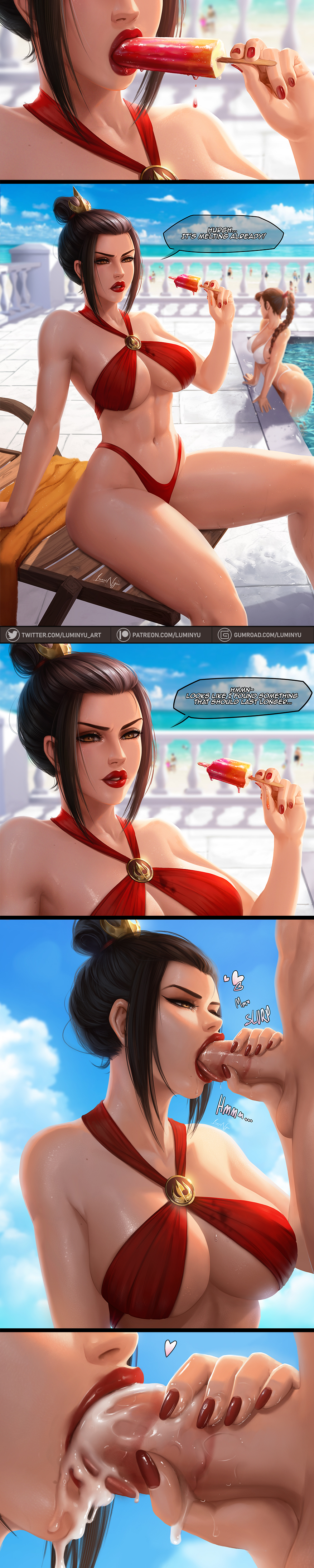 Azula & Ty Lee (Avatar The Last Airbender) Rule 34