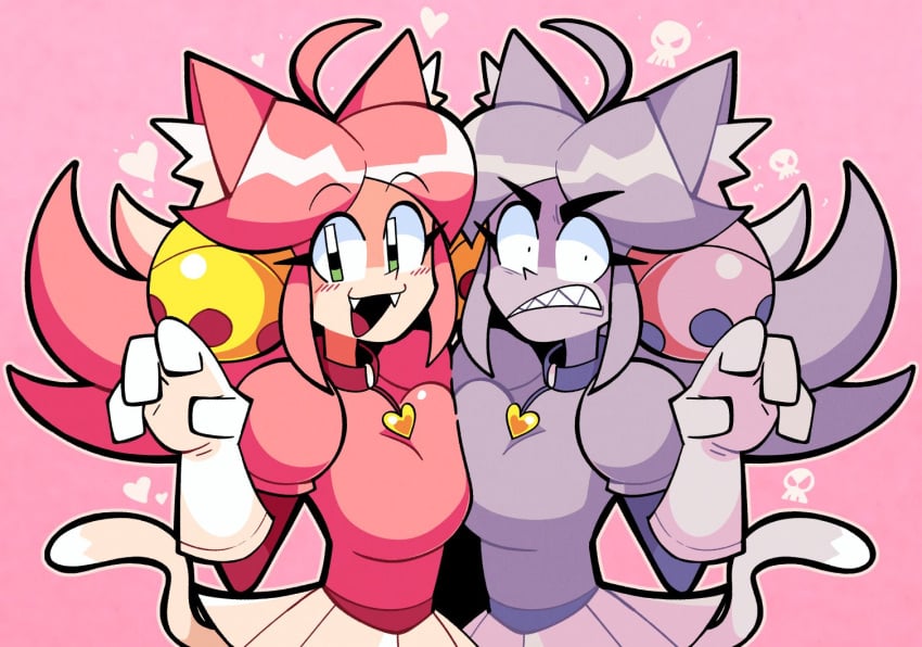 Mad Mew Mew & Mew Mew (Deltarune) Rule 34 – Breasts