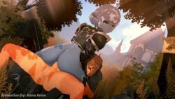 Maya Rule 34 – Cowgirl 3D Animation by Anna Anon